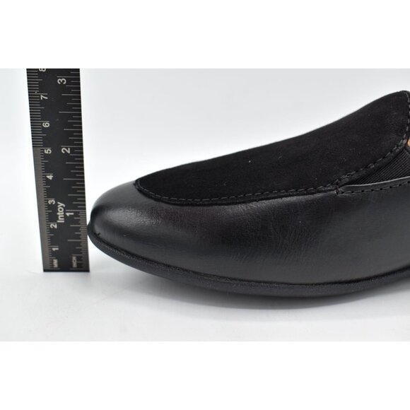 Dansko Womens Size EU 39 US 8.5-9 Lace Glazed Kid Leather Black Slip On Loafers - Picture 10 of 11